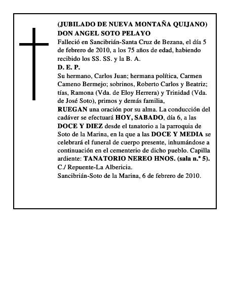 DON ANGEL SOTO PELAYO