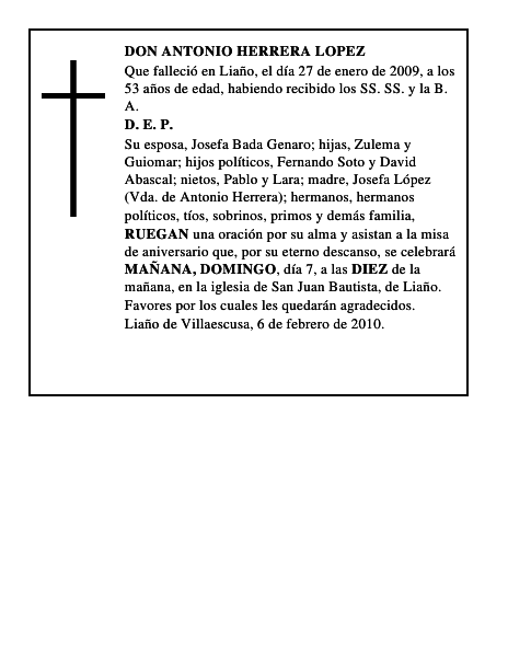 DON ANTONIO HERRERA LOPEZ