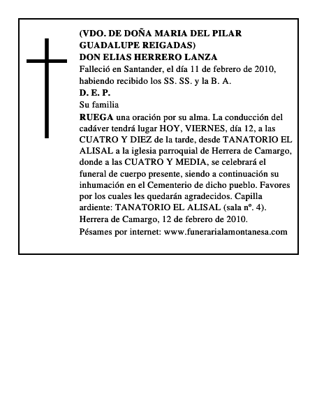 DON ELIAS HERRERO LANZA