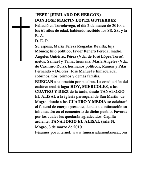 DON JOSE MARTIN LOPEZ GUTIERREZ