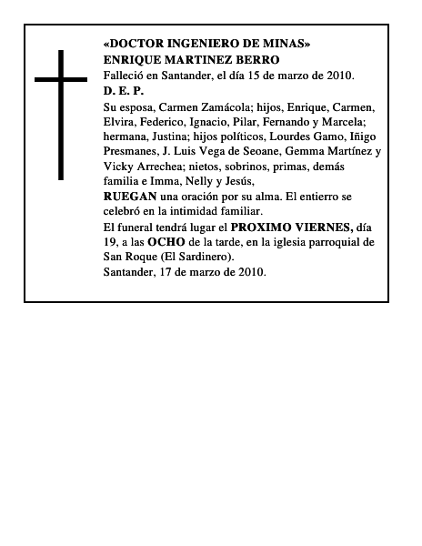 ENRIQUE MARTINEZ BERRO