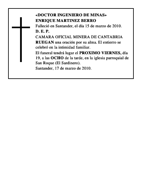 ENRIQUE MARTINEZ BERRO