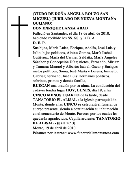 DON ENRIQUE LANZA ABAD