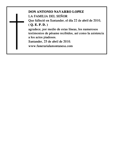 DON ANTONIO NAVARRO LOPEZ