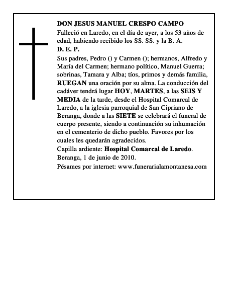 DON JESUS MANUEL CRESPO CAMPO