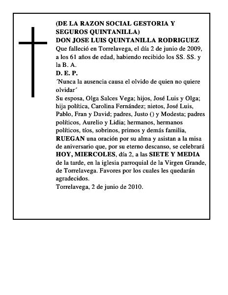 DON JOSE LUIS QUINTANILLA RODRIGUEZ