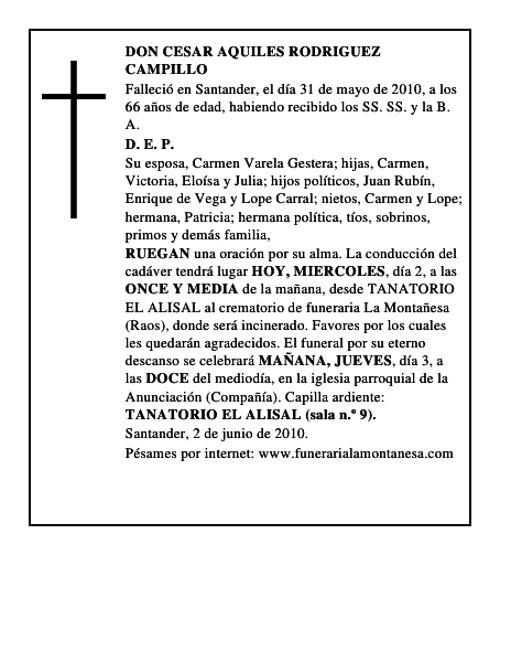 DON CESAR AQUILES RODRIGUEZ CAMPILLO