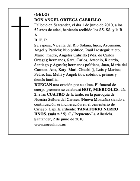 DON ANGEL ORTEGA CABRILLO