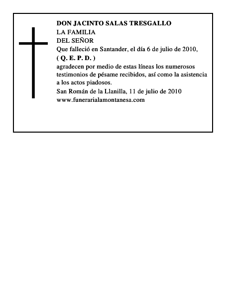 DON JACINTO SALAS TRESGALLO
