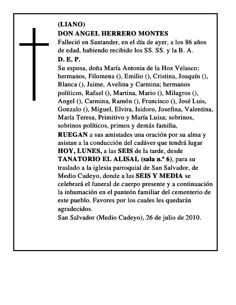 DON ANGEL HERRERO MONTES
