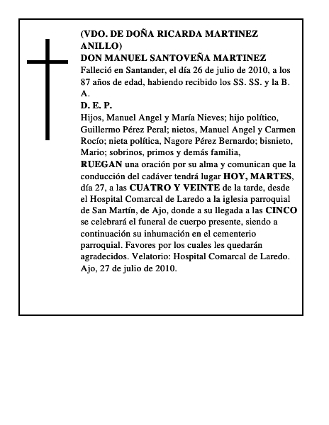 DON MANUEL SANTOVEÑA MARTINEZ