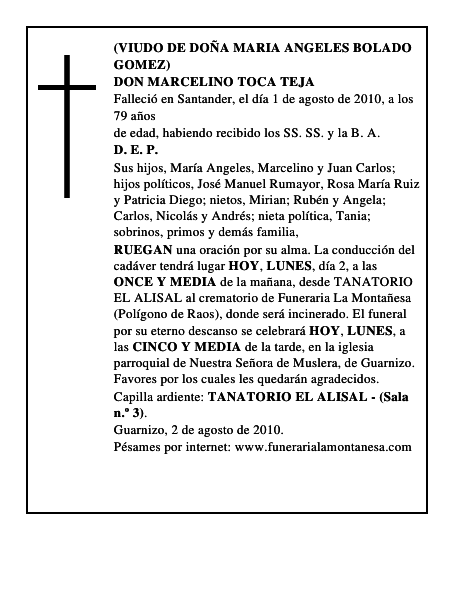 DON MARCELINO TOCA TEJA
