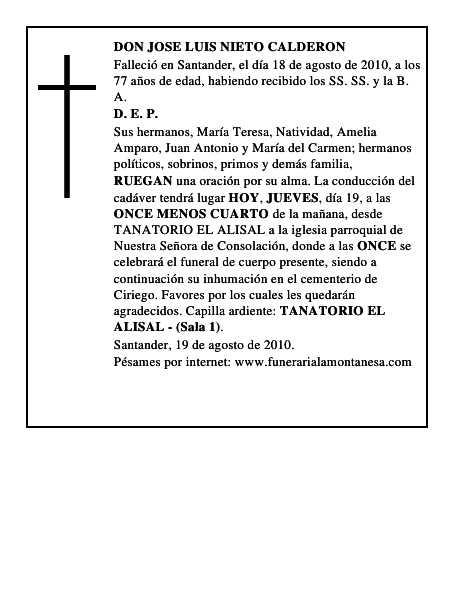 DON JOSE LUIS NIETO CALDERON