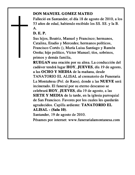 DON MANUEL GOMEZ MATEO