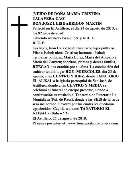 DON JOSE LUIS BARRIGON MARTIN