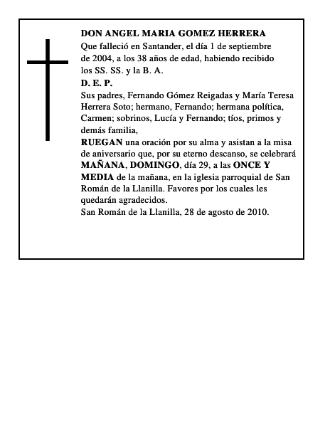 DON ANGEL MARIA GOMEZ HERRERA