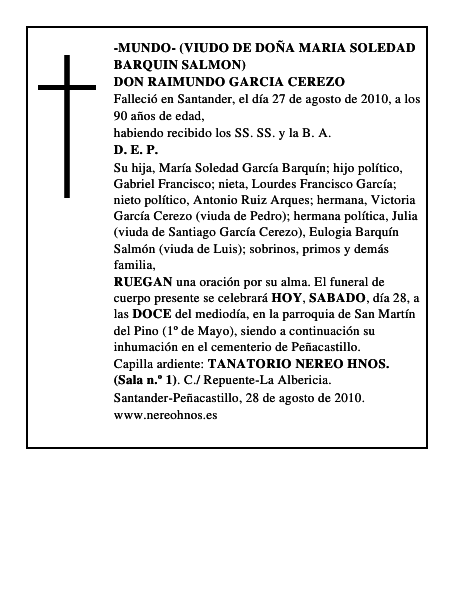 DON RAIMUNDO GARCIA CEREZO