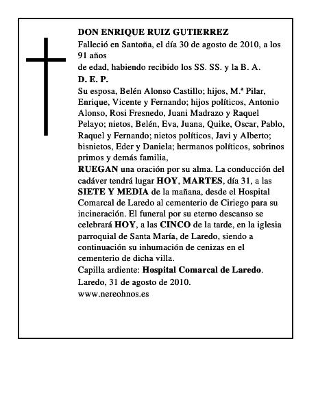 DON ENRIQUE RUIZ GUTIERREZ