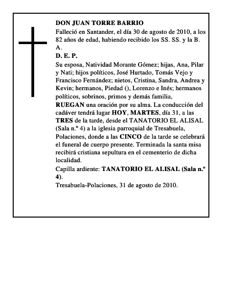 DON JUAN TORRE BARRIO
