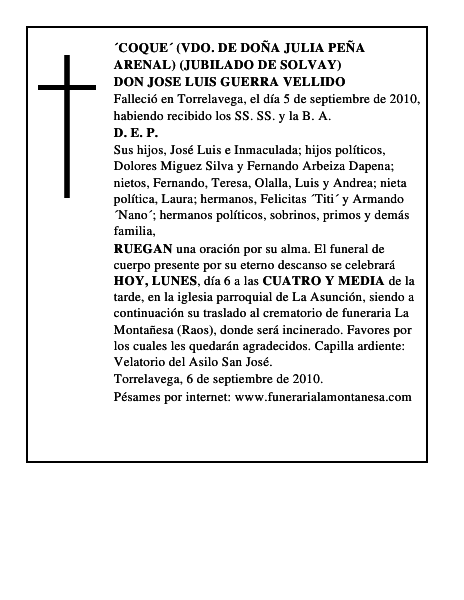 DON JOSE LUIS GUERRA VELLIDO