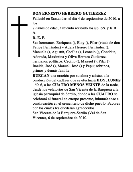 DON ERNESTO HERRERO GUTIERREZ