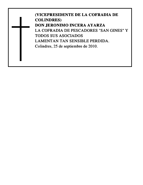 DON JERONIMO INCERA AYARZA