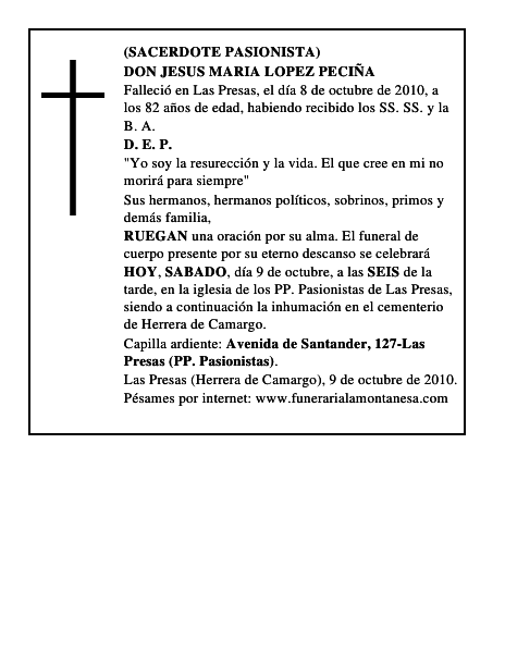 DON JESUS MARIA LOPEZ PECIÑA