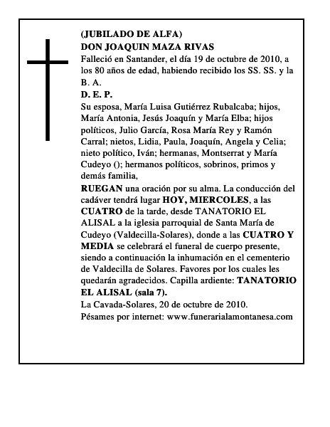 DON JOAQUIN MAZA RIVAS