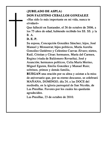 DON FAUSTINO CEBALLOS GONZALEZ