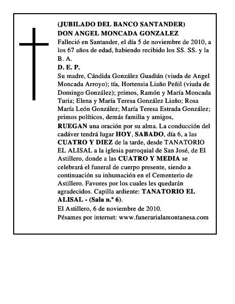 DON ANGEL MONCADA GONZALEZ