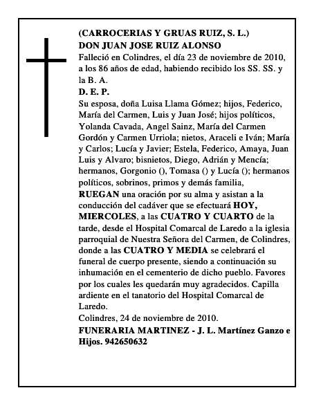 DON JUAN JOSE RUIZ ALONSO