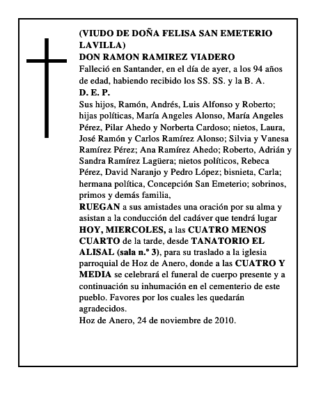 DON RAMON RAMIREZ VIADERO