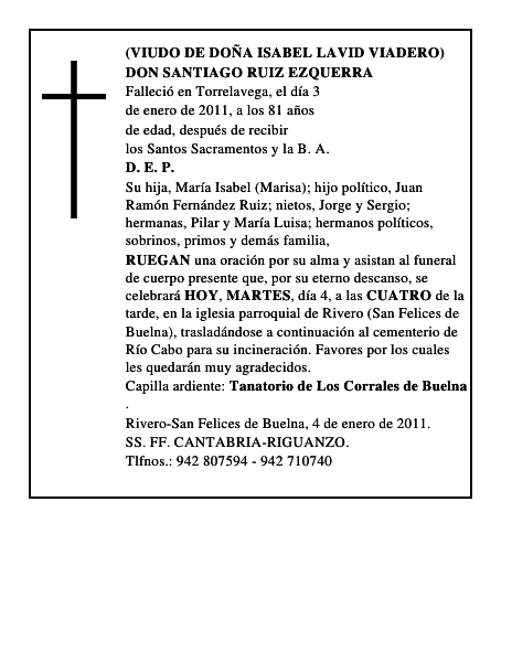 DON SANTIAGO RUIZ EZQUERRA