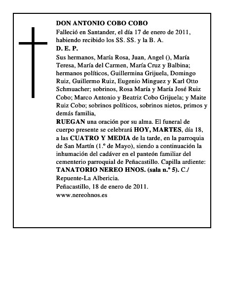 DON ANTONIO COBO COBO