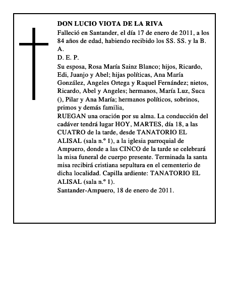 DON LUCIO VIOTA DE LA RIVA