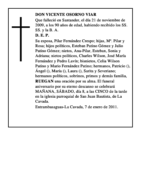 DON VICENTE OSORNO VIAR