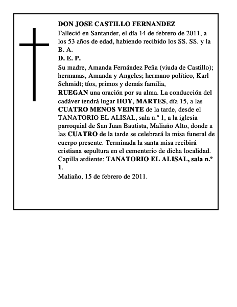 DON JOSE CASTILLO FERNANDEZ