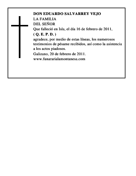 DON EDUARDO SALVARREY VEJO