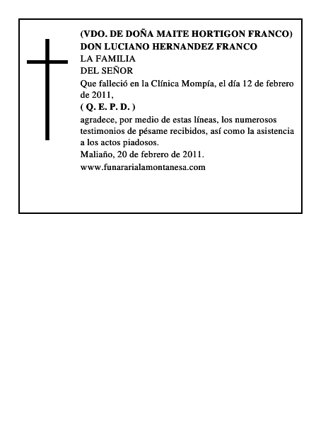 DON LUCIANO HERNANDEZ FRANCO