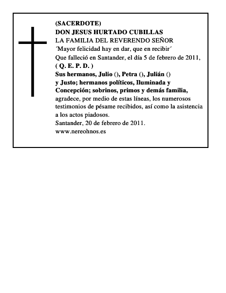 DON JESUS HURTADO CUBILLAS