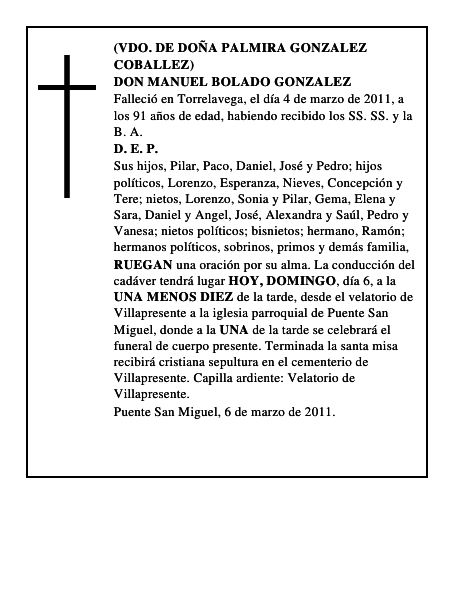 DON MANUEL BOLADO GONZALEZ