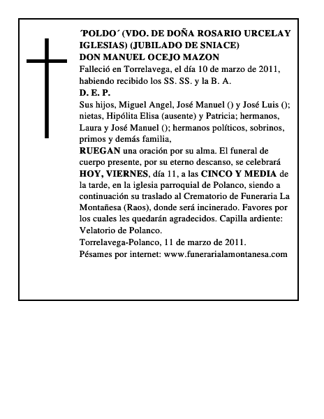 DON MANUEL OCEJO MAZON