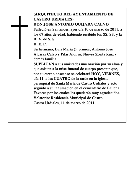 DON JOSE ANTONIO QUIJADA CALVO