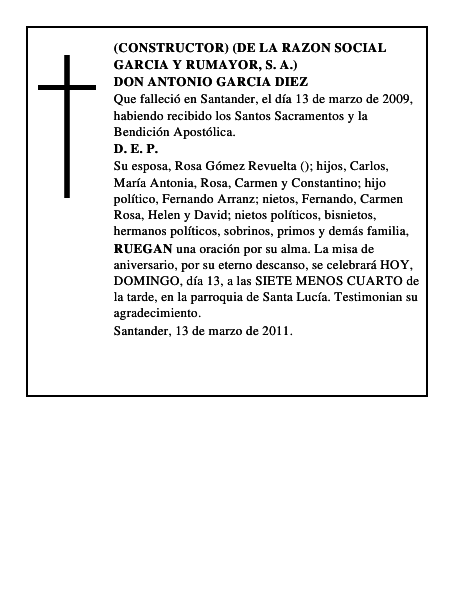 DON ANTONIO GARCIA DIEZ