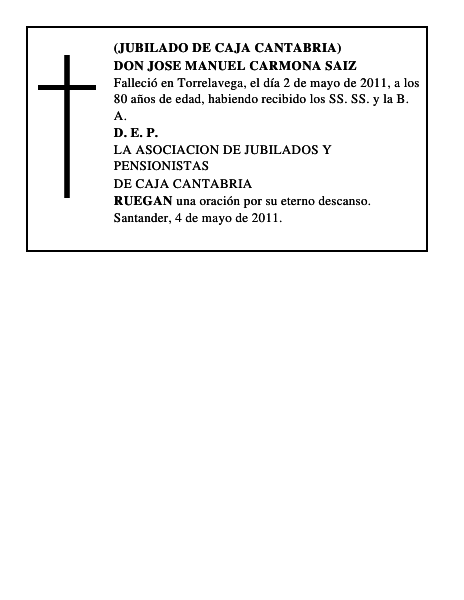 DON JOSE MANUEL CARMONA SAIZ