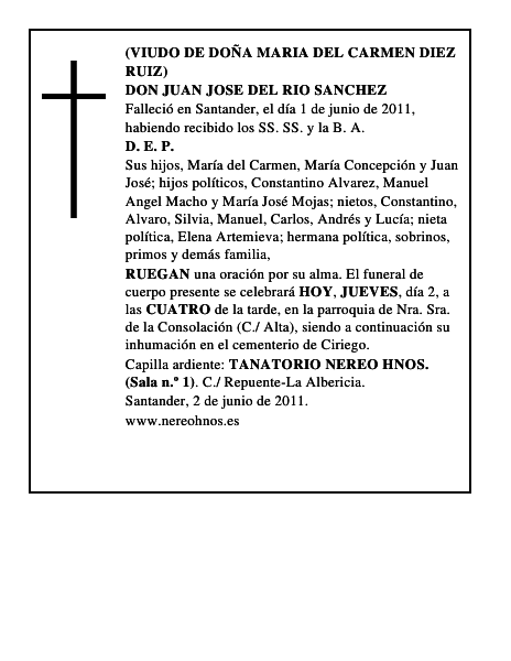 DON JUAN JOSE DEL RIO SANCHEZ