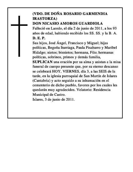 DON NICASIO AMOROS GUARDIOLA