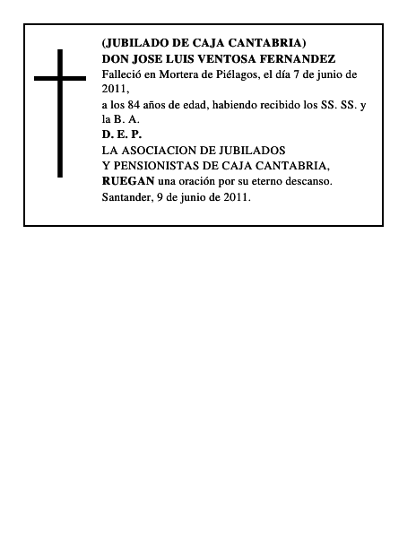 DON JOSE LUIS VENTOSA FERNANDEZ