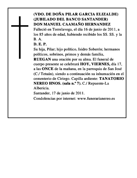 DON MANUEL CAAMAÑO HERNANDEZ