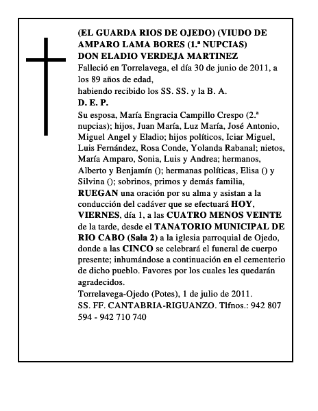 DON ELADIO VERDEJA MARTINEZ